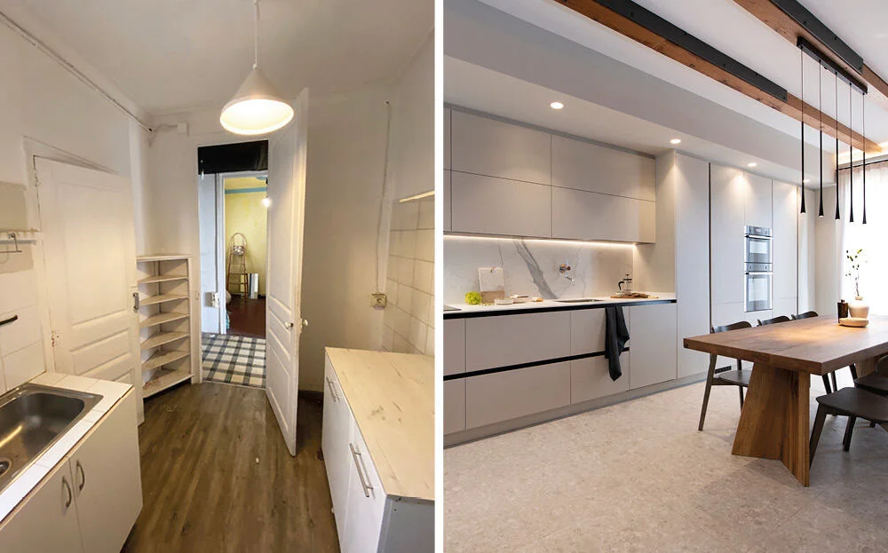 Antes y después reforma de baño en Madrid — proyecto AL2 5